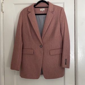NEVER WORN Loft Coral Blazer